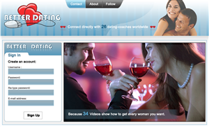 Web Design par Creative Design pour Betterdating.com & DatingTurnaround.com (both online in the course of 2014) | Design : #1181952