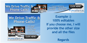 Banner Ad Design by SamyPhotoshop for this project | Design: #4195478