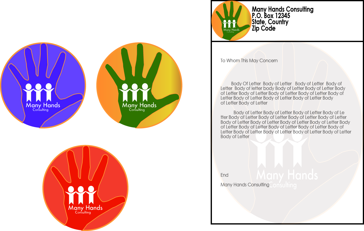 Graphic Design by charitychat for Many Hands Consulting | Design #4527135