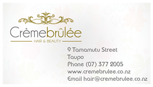 Business Card Design by fahad wajhi for Cremebrulee Hair & Beauty | Design: #4197366