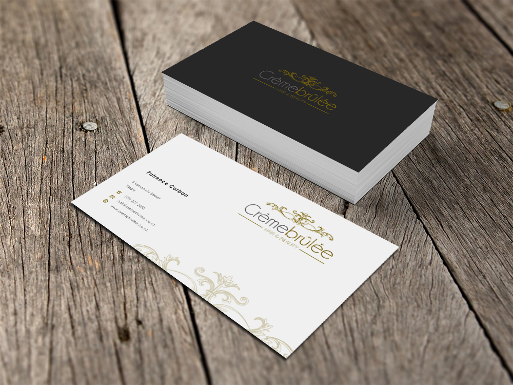 Business Card Design by Eggo May P for Cremebrulee Hair & Beauty | Design #4173369