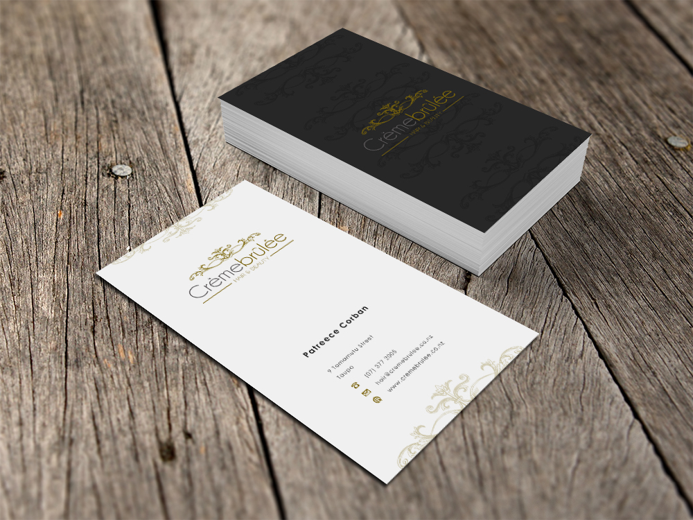 Business Card Design by Eggo May P for Cremebrulee Hair & Beauty | Design #4173405