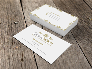 Business Card Design by Eggo May P for Cremebrulee Hair & Beauty | Design: #4196794
