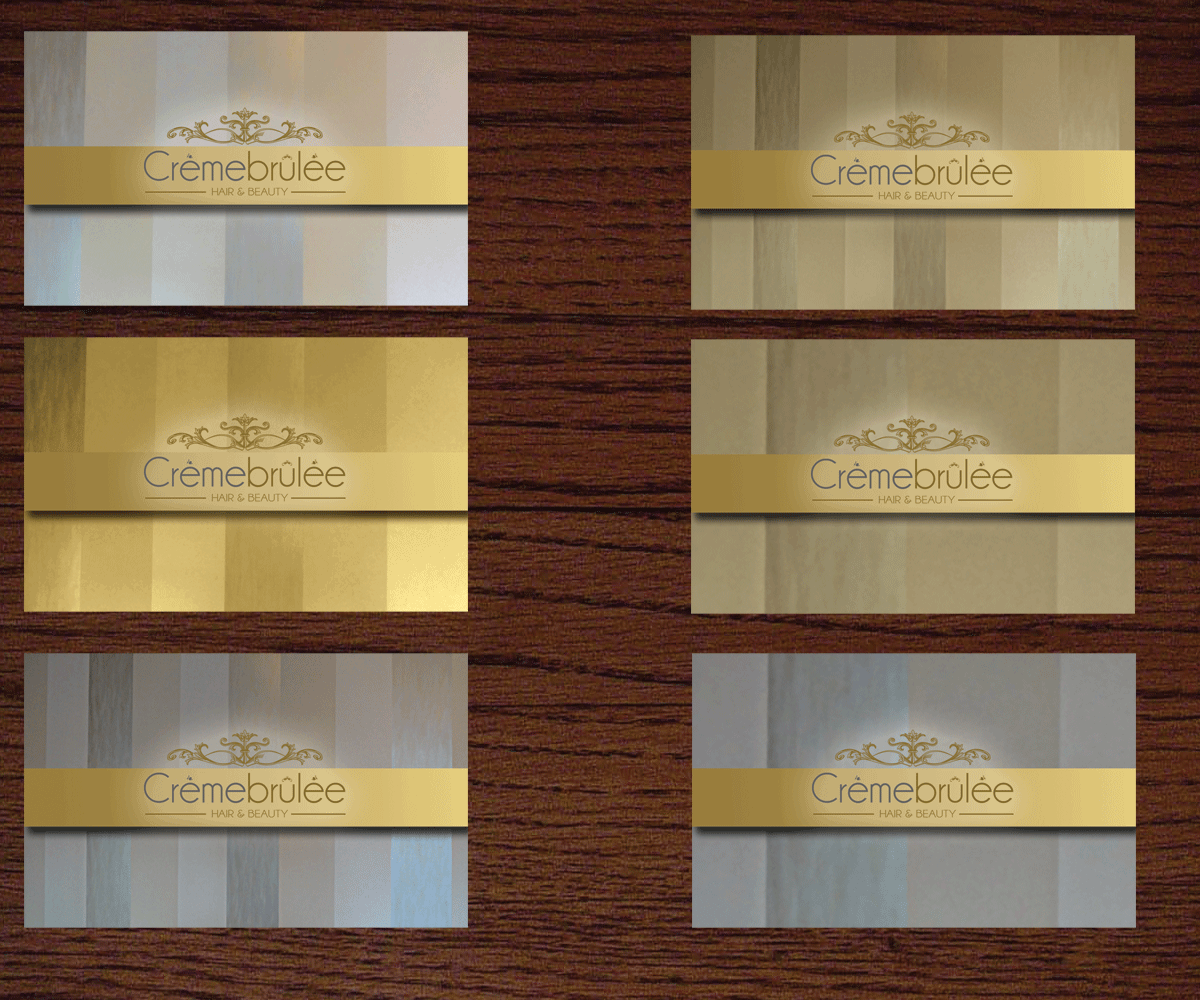 Visitenkarten-Design von ioannis1983gr für Cremebrulee Hair & Beauty | Design #4188869