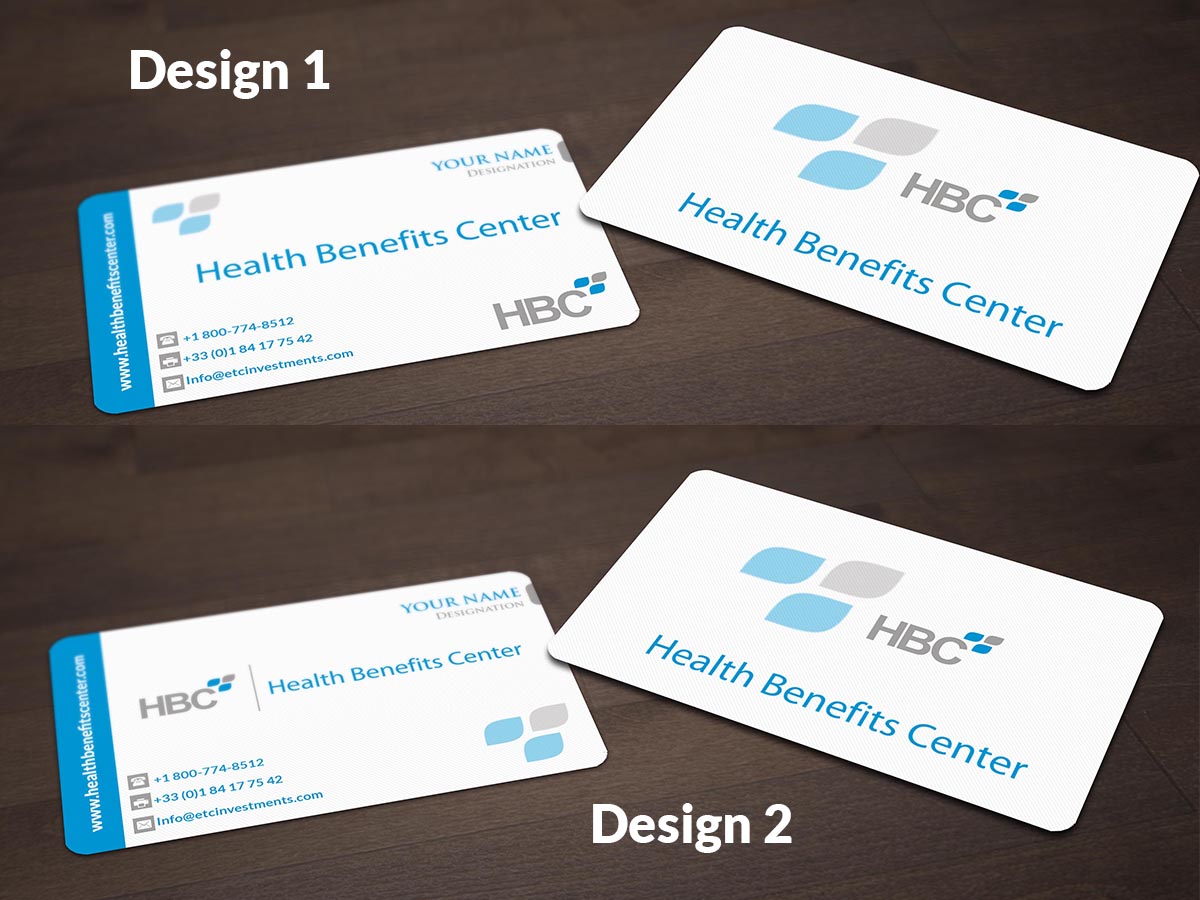 Design de Carte de Visite par Pointless Pixels India pour HBC | Design #4179666