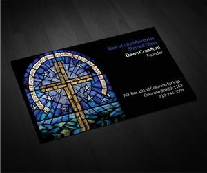 Stained Glass | Visitenkarten-Design von Sarah Haroon
