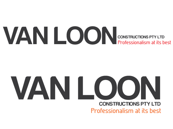 Design de Logo par akshaye1984 pour Van Loon Constructions Pty Ltd | Design #166435