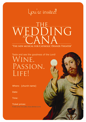 Catholic Musical composer/producer needs poster for groundbreaking new musical, 