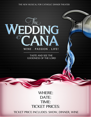 Catholic Musical composer/producer needs poster for groundbreaking new musical, 