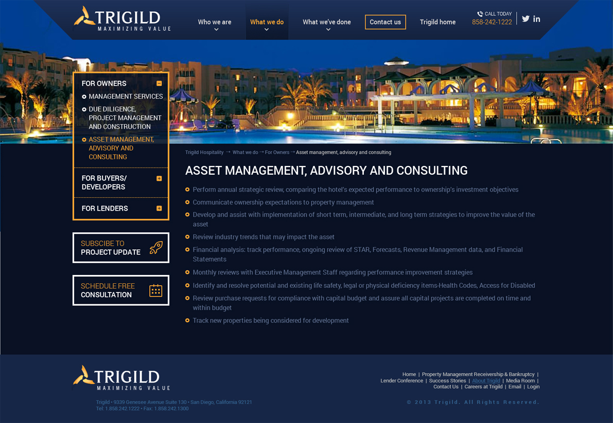 Web Design par looptriks pour Trigild | Design #4206096
