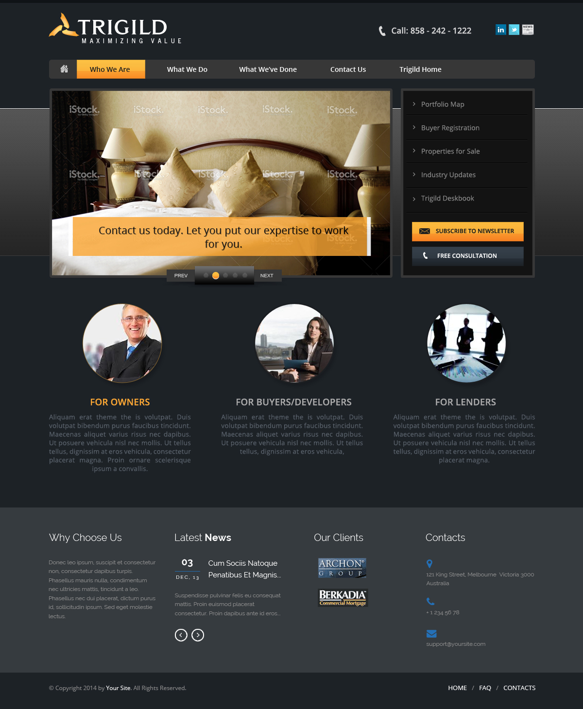 Web Design par Srimadhu pour Trigild | Design #4183575