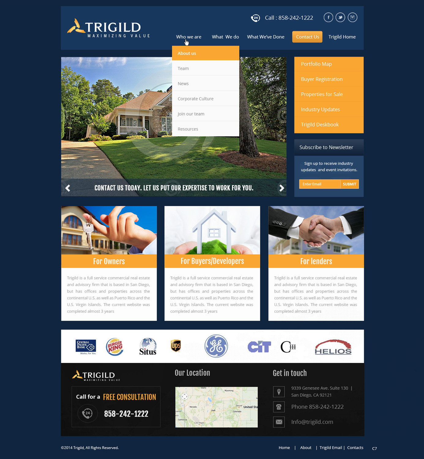 Web Design by pb for Trigild | Design #4180964