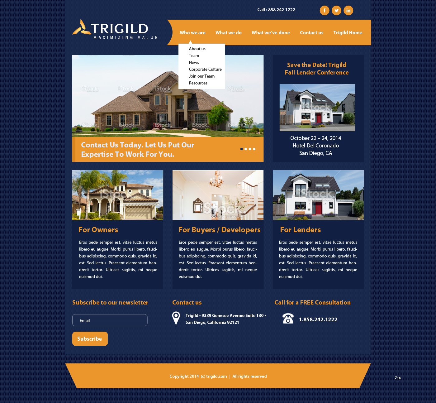 Web Design by pb for Trigild | Design #4180987