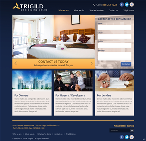 Web Design by pb for Trigild | Design: #4181016