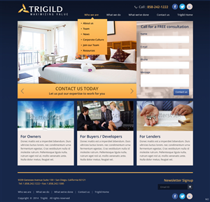Web Design by pb for Trigild | Design: #4181023