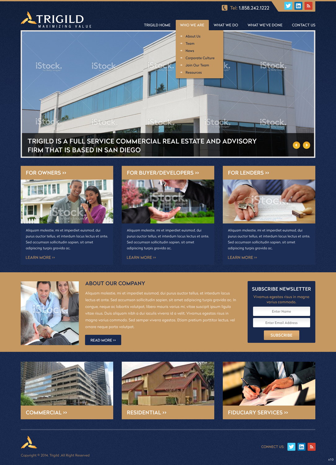 Web Design by pb for Trigild | Design #4190065