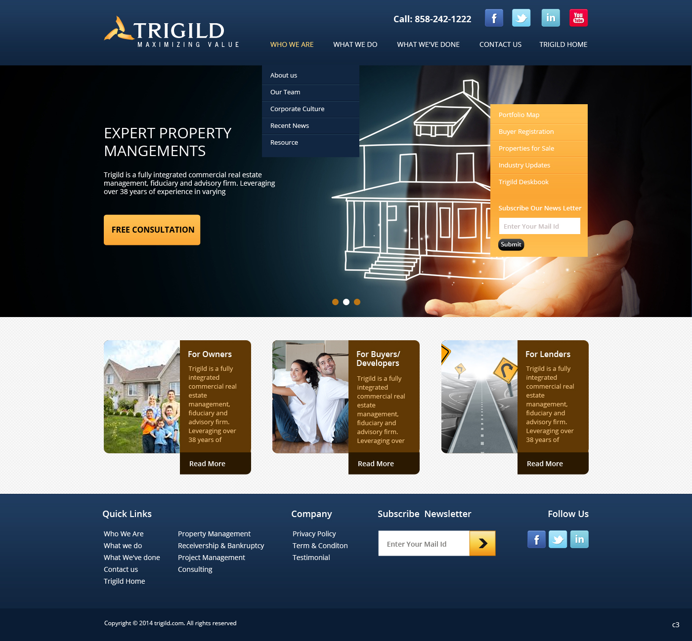 Web-Design von pb für Trigild | Design #4190066