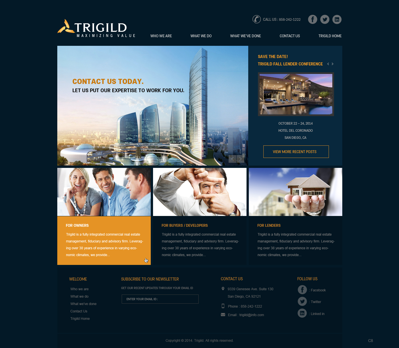 Web Design by pb for Trigild | Design #4190069