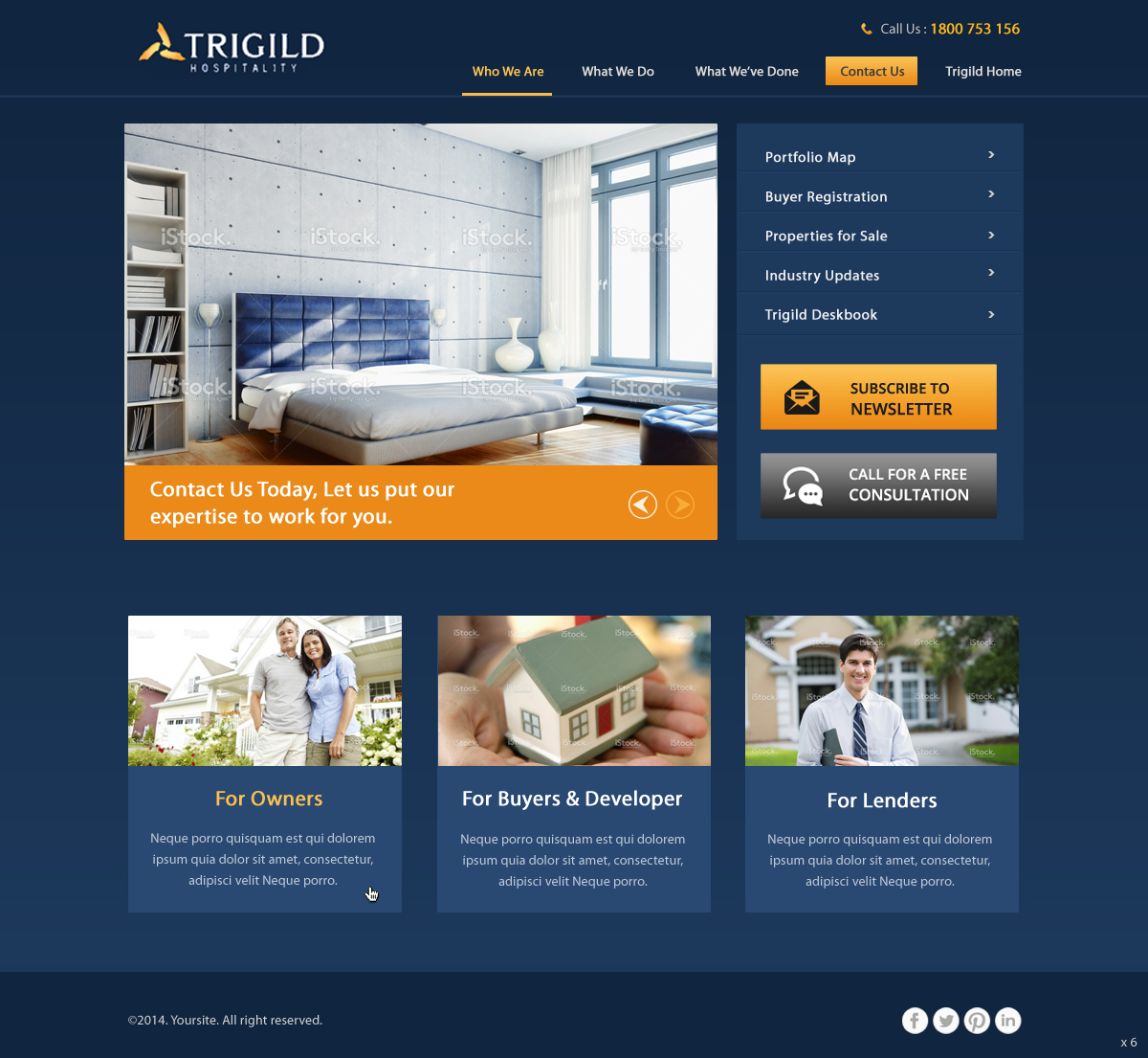 Web Design by pb for Trigild | Design #4190079