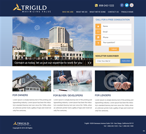 Web Design by pb for Trigild | Design: #4190081