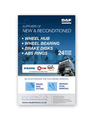 Advertisement Design by RC Agency for CV Hubs & Bearings Ltd | Design: #4232375
