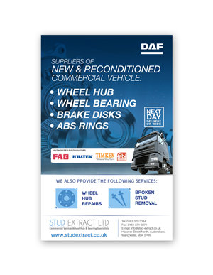 Advertisement Design by RC Agency for CV Hubs & Bearings Ltd | Design: #4245490