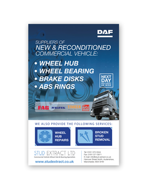 Advertisement Design by RC Agency for CV Hubs & Bearings Ltd | Design: #4251165