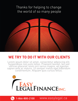 Werbe-Design von JCR für Easy Legal Finance Inc | Design: #4181502