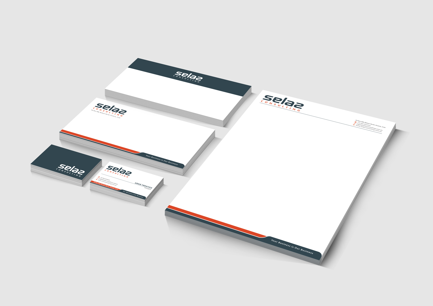 Stationery Design by Mili_Mi for Selas Consulting | Design #4193394