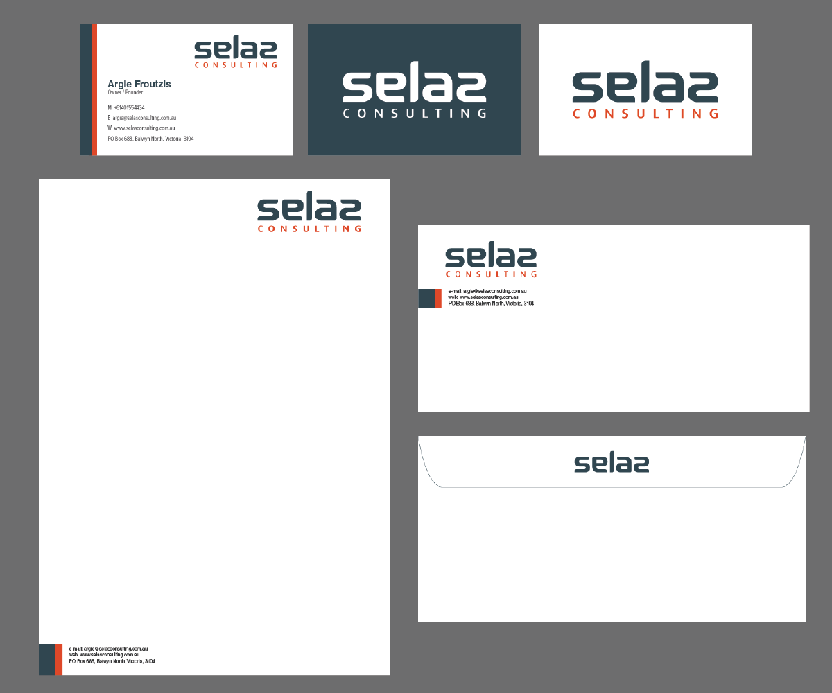 Stationery Design by TalkingCanvas for Selas Consulting | Design #4188606