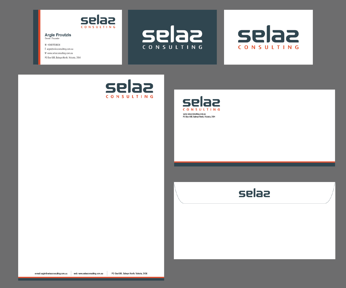 Stationery Design by TalkingCanvas for Selas Consulting | Design #4188608