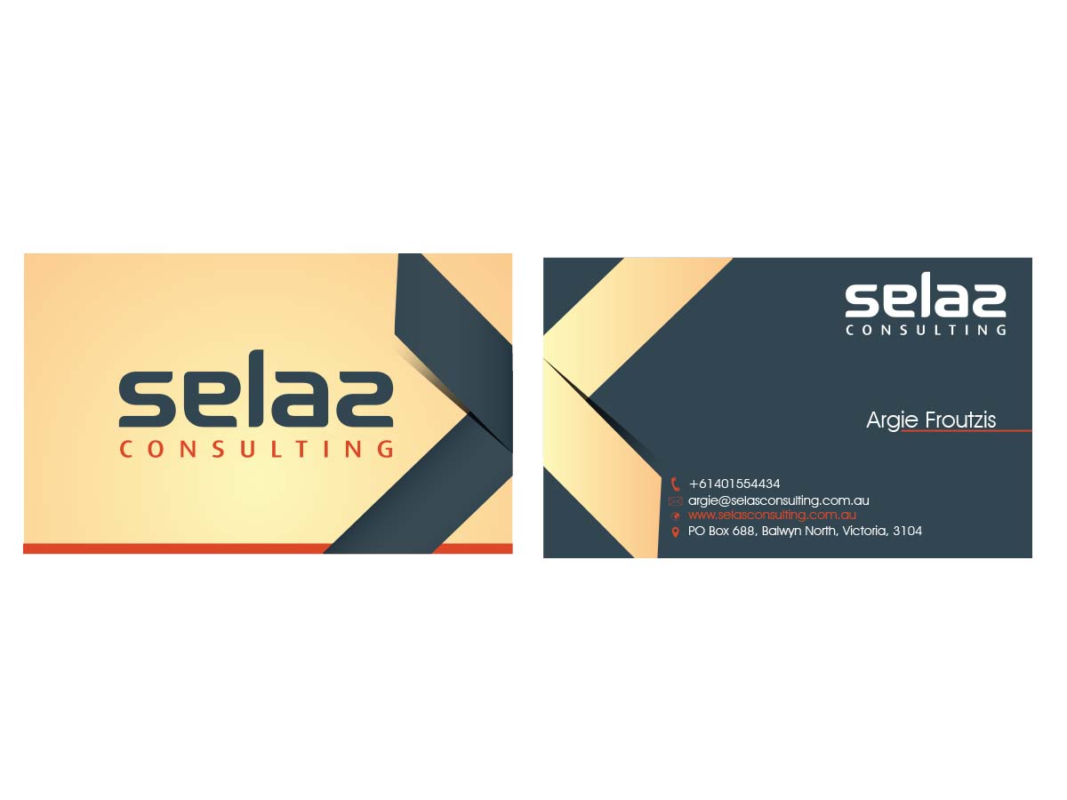 Stationery Design by Carlos Alba D. for Selas Consulting | Design #4182616