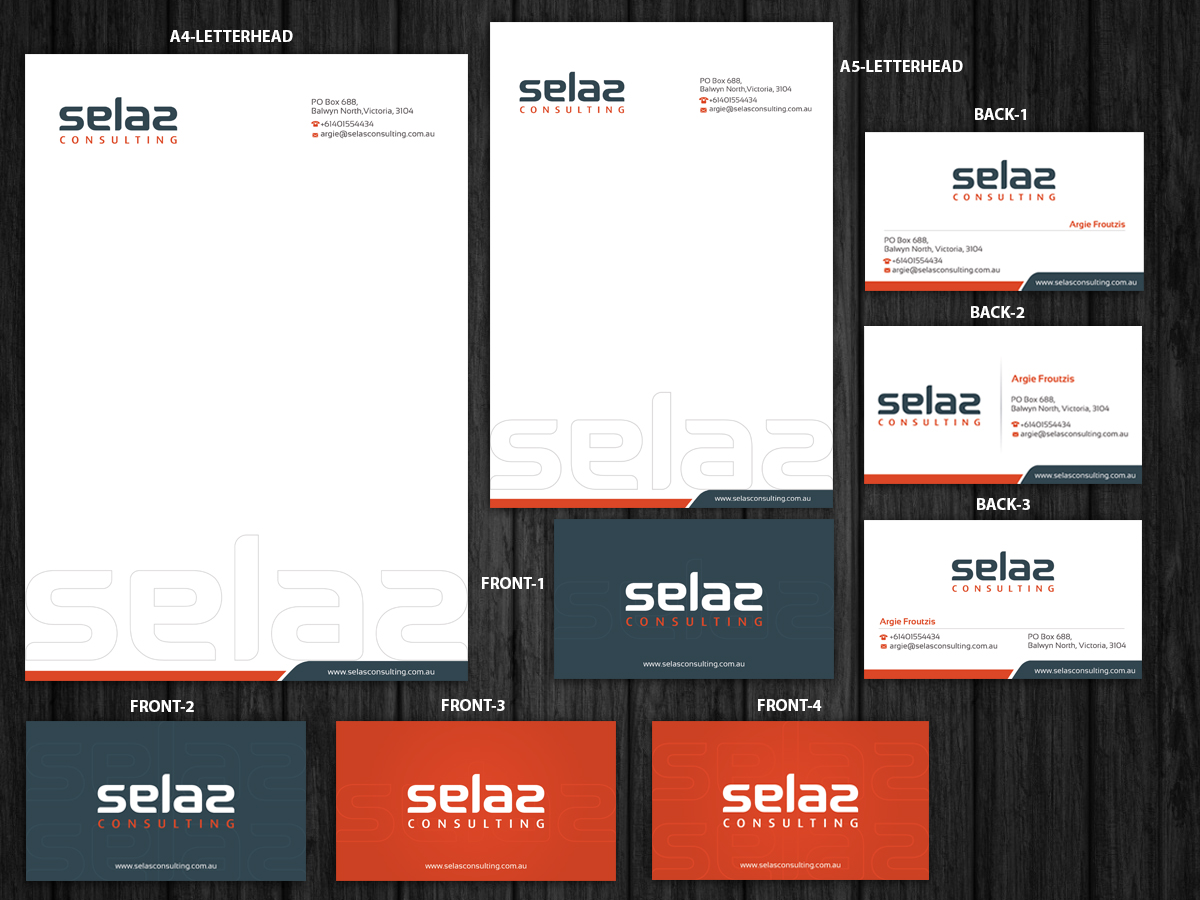 Stationery Design by Sarmishtha Chattopadhyay_loginchange for Selas Consulting | Design #4193029