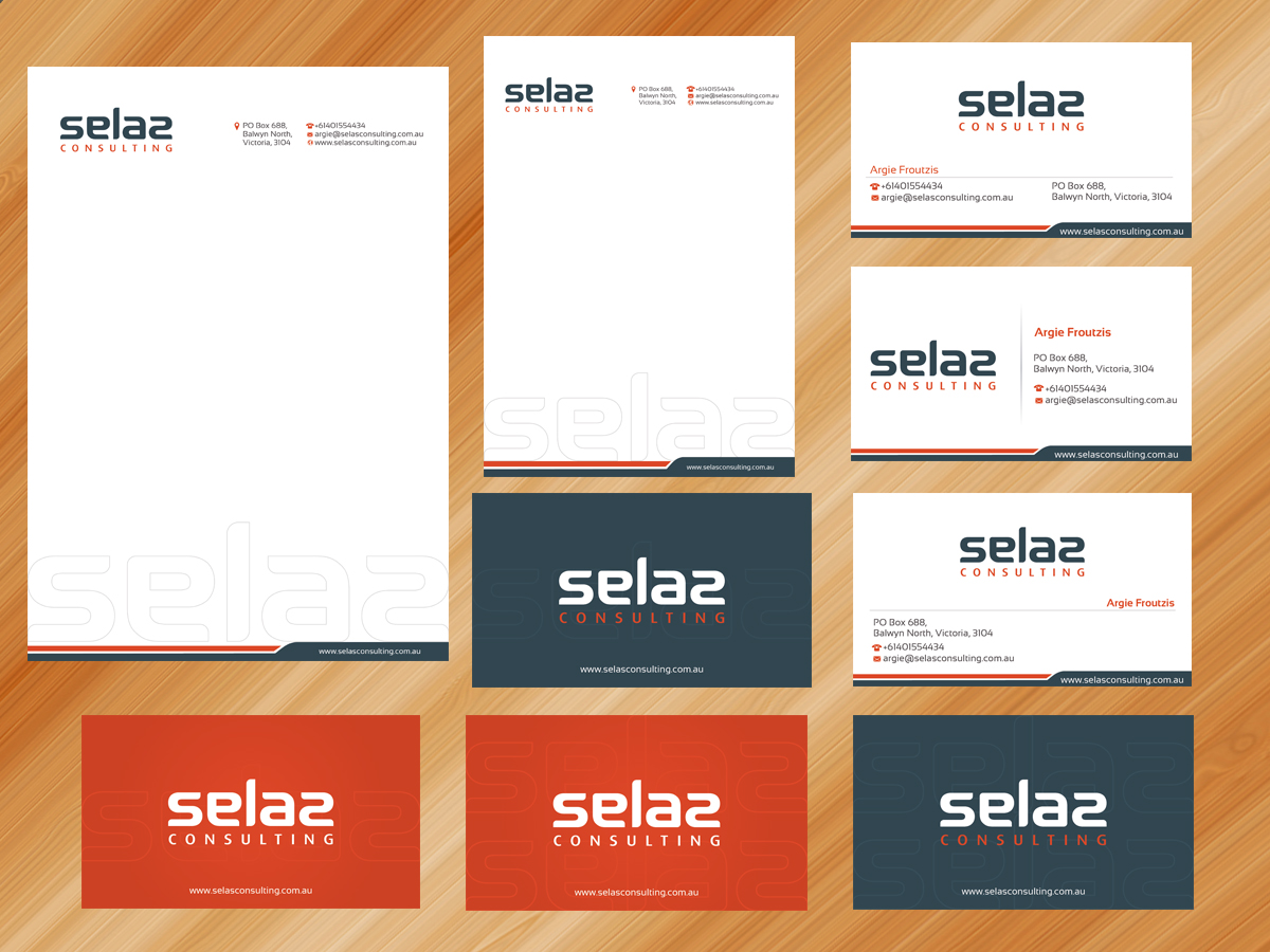 Stationery Design by Sarmishtha Chattopadhyay_loginchange for Selas Consulting | Design #4194601
