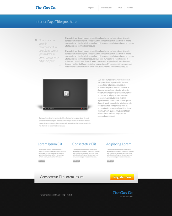 Web Design by an3 for ExIT | Design: #1189104