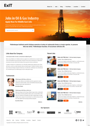 Web Design by pb for ExIT | Design: #1171336
