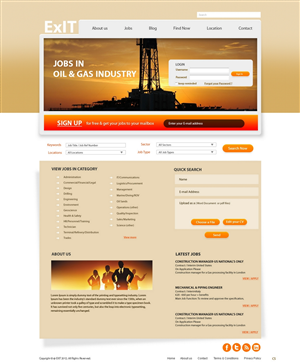 Web Design by pb for ExIT | Design: #1178094
