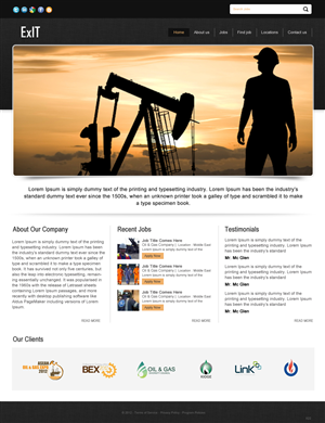 Web Design by pb for ExIT | Design: #1178095