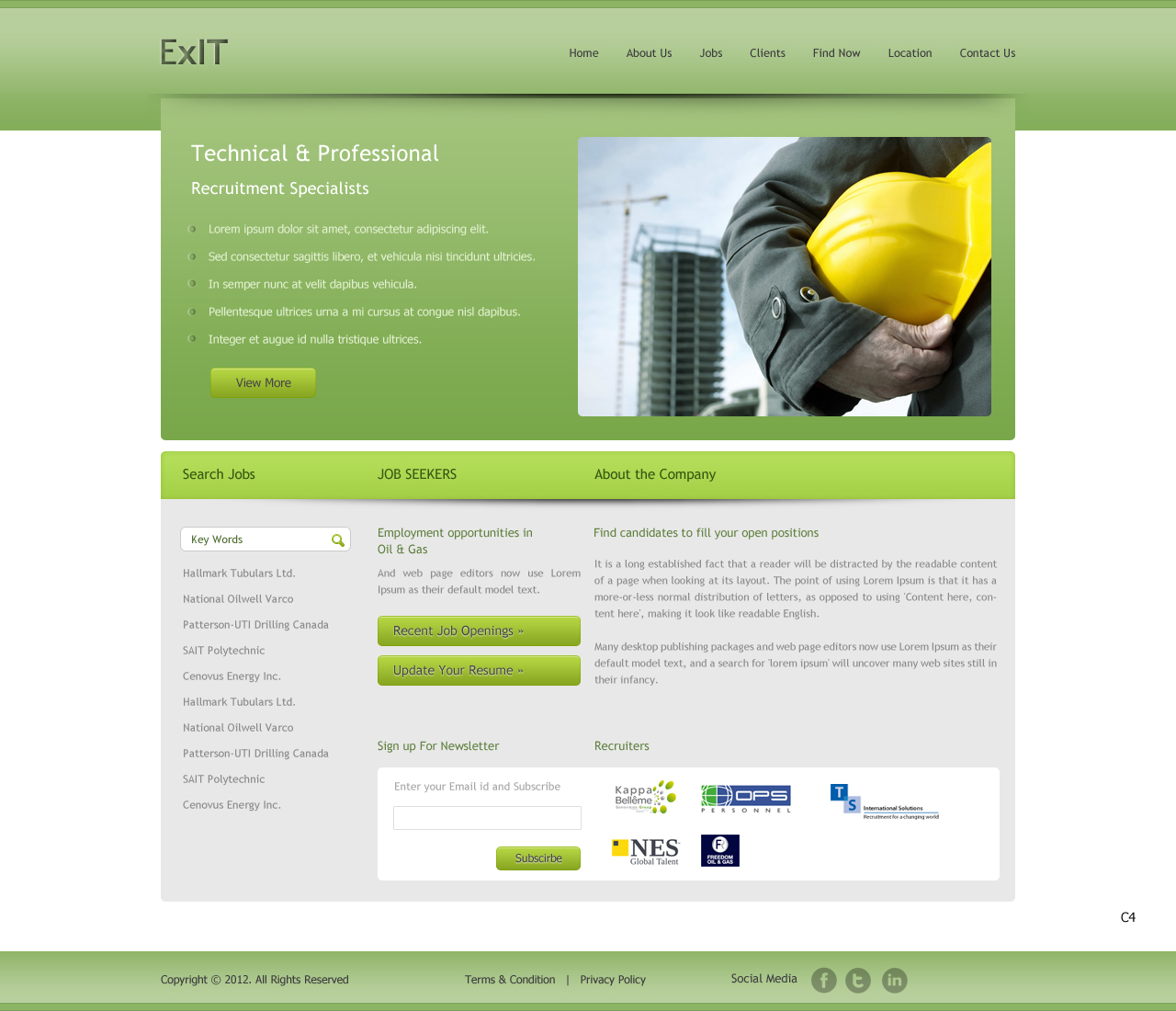 Web Design by pb for ExIT | Design #1178098