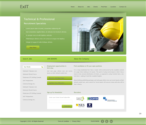 Web Design by pb for ExIT | Design: #1178098
