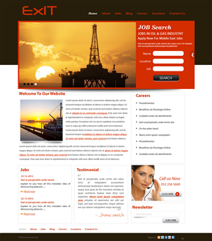 Web Design by pb for ExIT | Design: #1178100