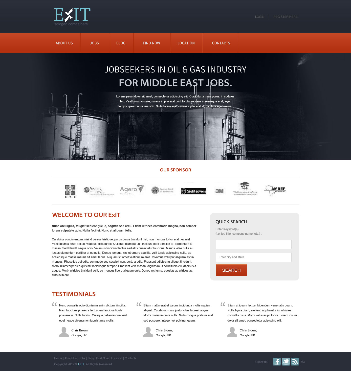 Diseño Web por pb para ExIT | Diseño #1178117