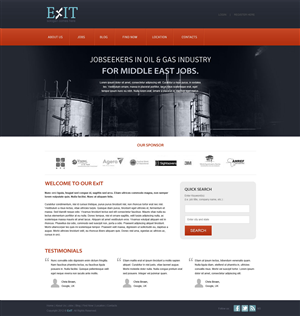 Web Design by pb for ExIT | Design: #1178117