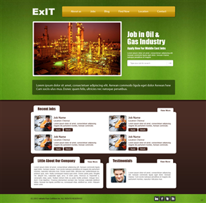 Web Design by pb for ExIT | Design: #1178119