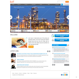 Web Design by pb for ExIT | Design: #1178128