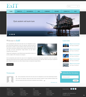 Web Design by pb for ExIT | Design: #1178133
