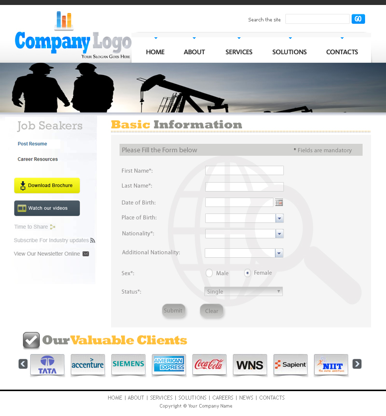 Web Design by amu for ExIT | Design #1184808