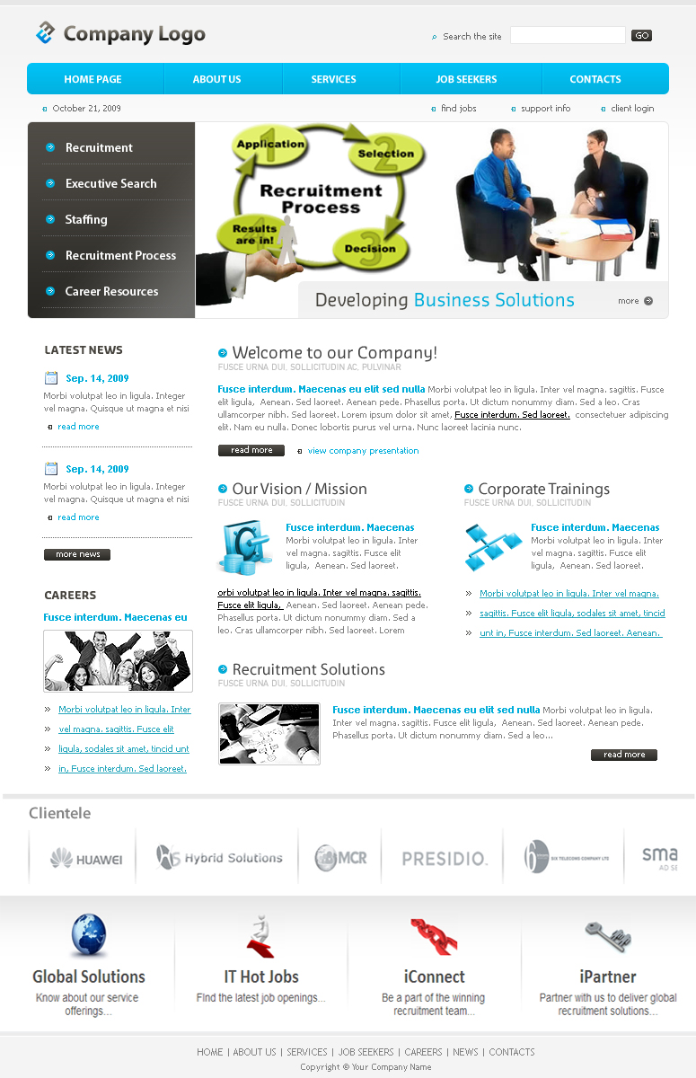 Web Design by amu for ExIT | Design #1185006