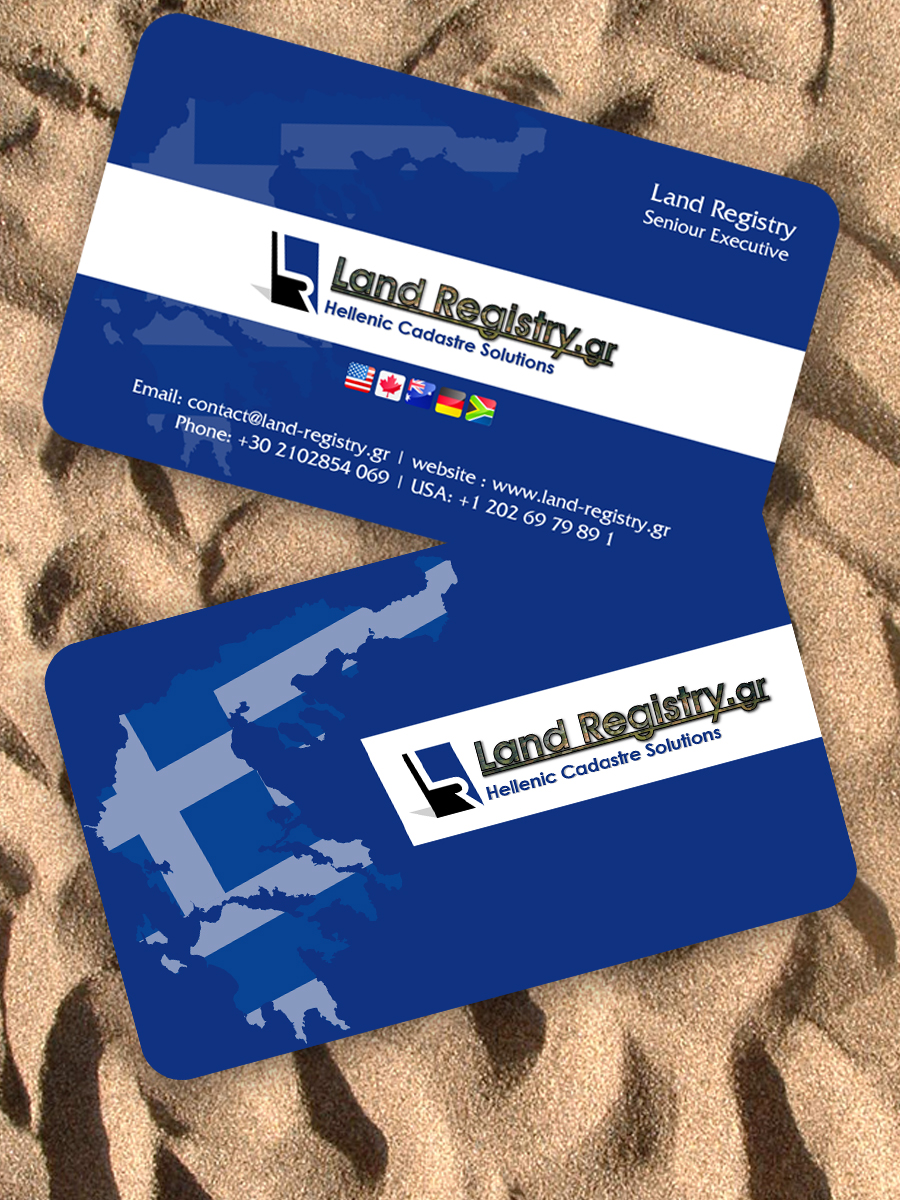 Business Card Design by Mayank Patel for Land Registry.gr | Design #1220585