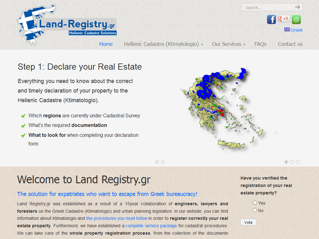 Business Card Design by Mayank Patel for Land Registry.gr | Design #1220596